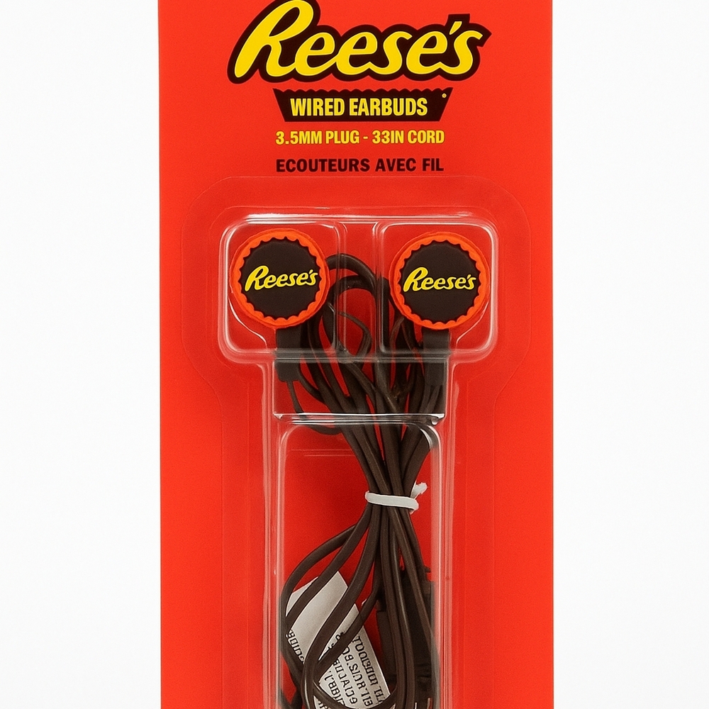 Reese's Wired Earbuds - Brown